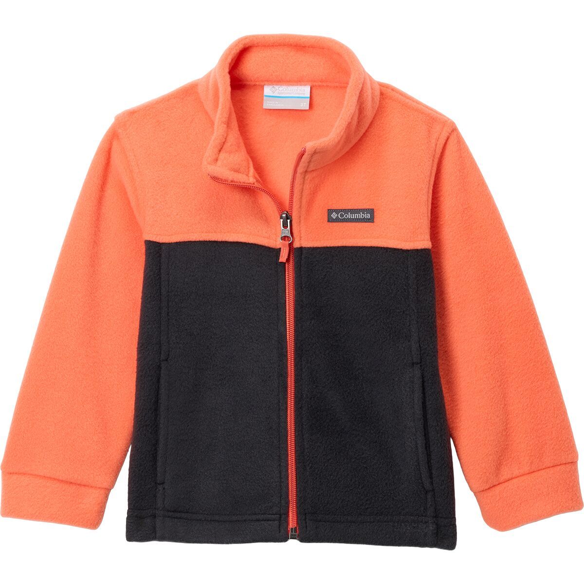 Image of Columbia Steens Mountain II Fleece Jacket - Toddler Boys' Zing/Black, 4T