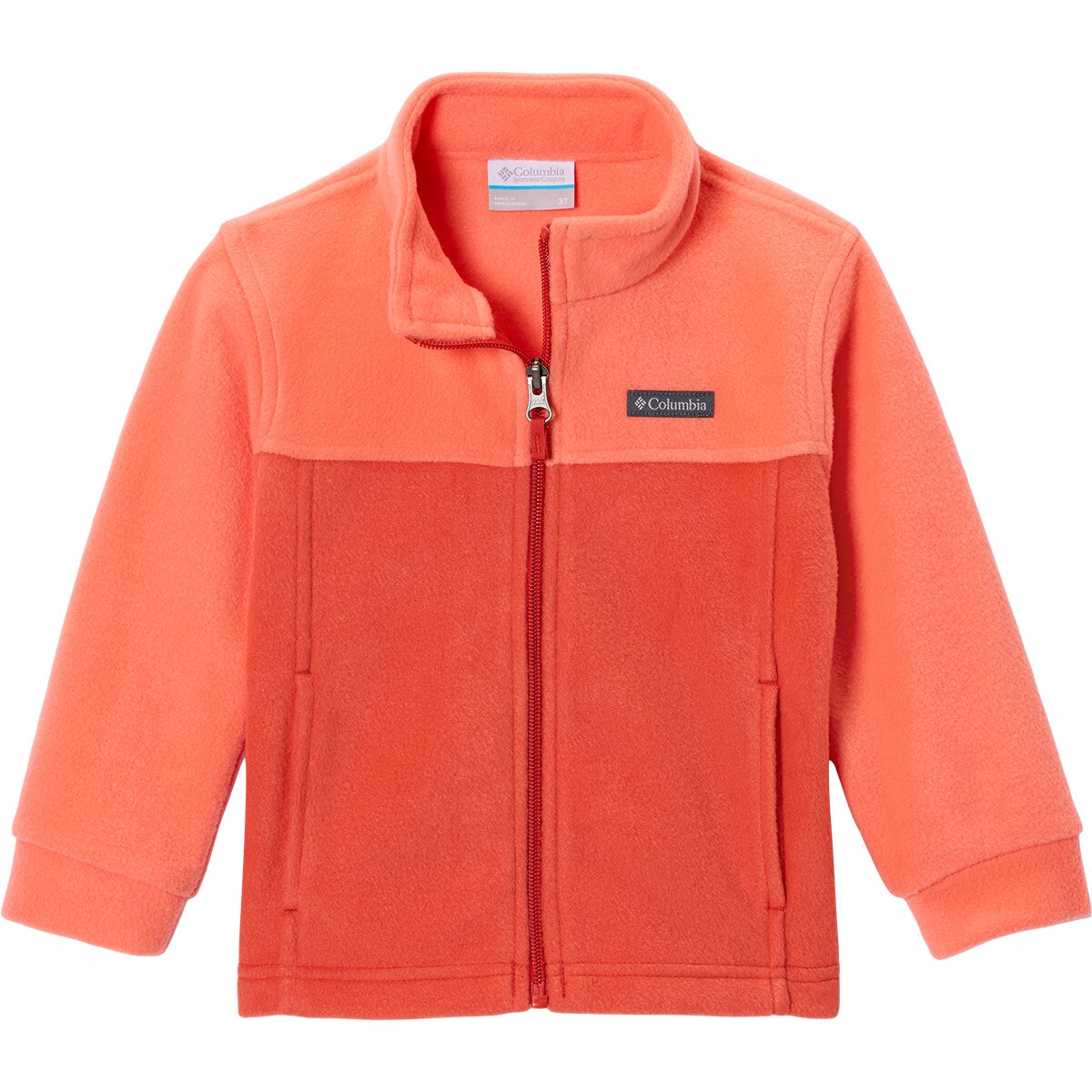Image of Columbia Steens Mountain II Fleece Jacket - Toddler Boys' Zing/Super Sonic, 4T