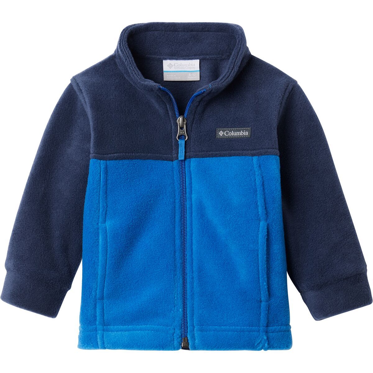 Image of Columbia Steens II Mountain Fleece Jacket - Infant Boys' Bright Indigo/Collegiate Navy, 18/24M
