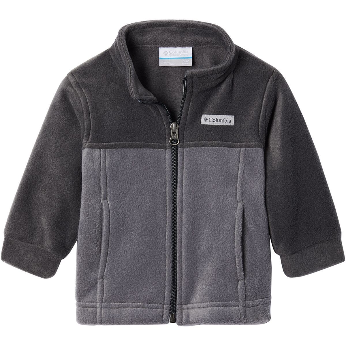 Image of Columbia Steens II Mountain Fleece Jacket - Infant Boys' City Grey/Shark, 18/24M