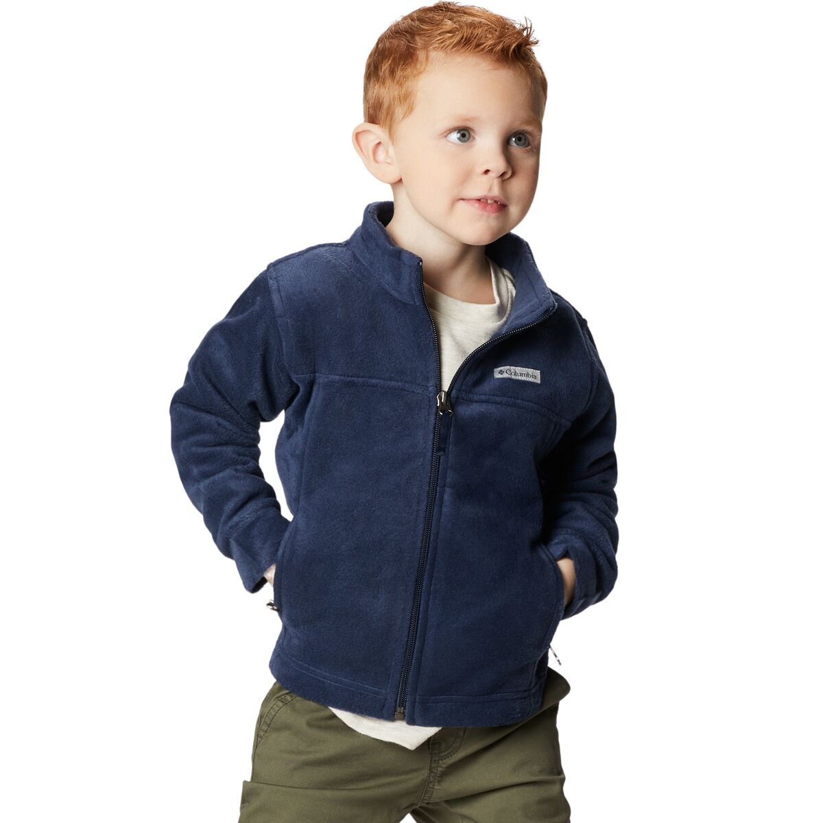 Image of Columbia Steens II Mountain Fleece Jacket - Infant Boys' Collegiate Navy, 3/6M