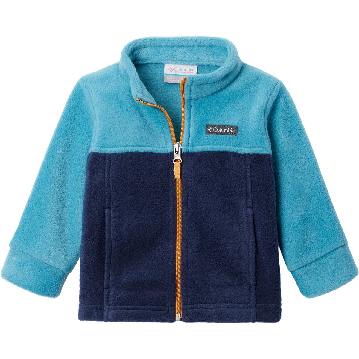 Columbia Steens II Mountain Fleece Jacket - Infant Boys' Shasta/Collegiate Navy, 3/6M