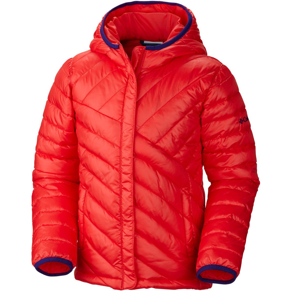 Columbia Powder Lite Jacket Girls Col4416 Rdhib M