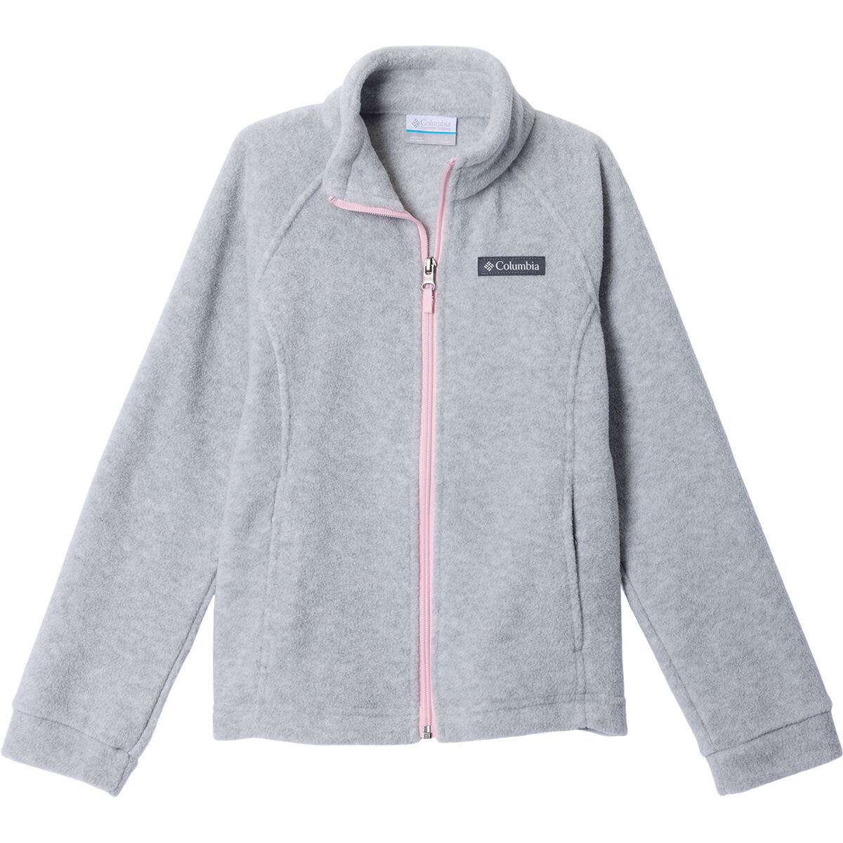 Image of Columbia Benton Springs Fleece Jacket - Girls' Cirrus Grey Heather, XL