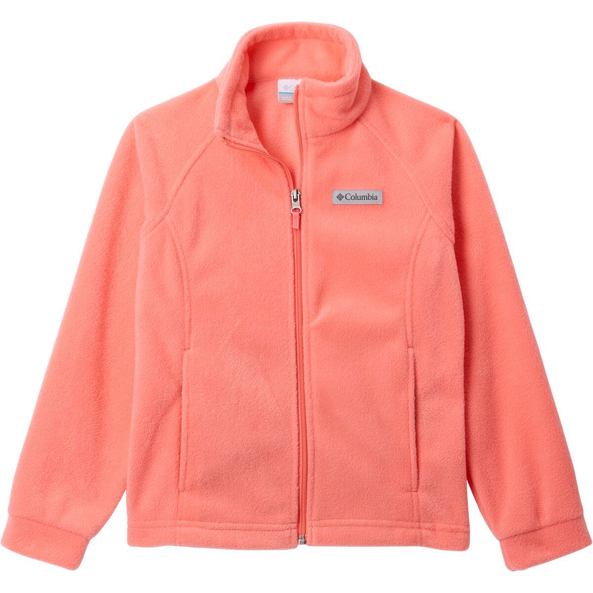 Image of Columbia Benton Springs Fleece Jacket - Girls' Hot Coral2, L