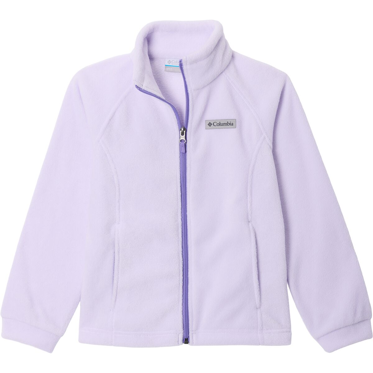 Image of Columbia Benton Springs Fleece Jacket - Girls' Purple Tint, XS