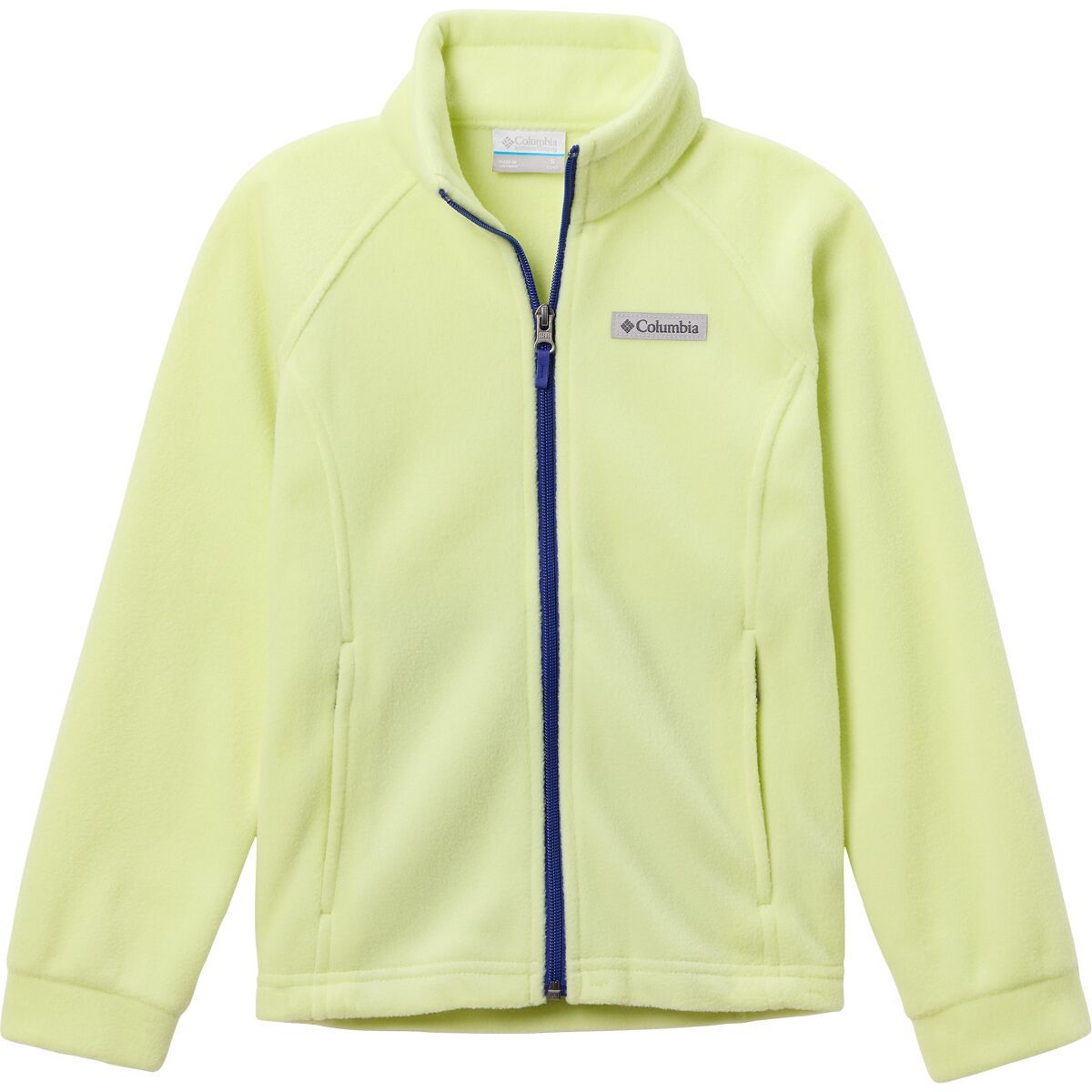 Image of Columbia Benton Springs Fleece Jacket - Girls' Spring Yellow, XL