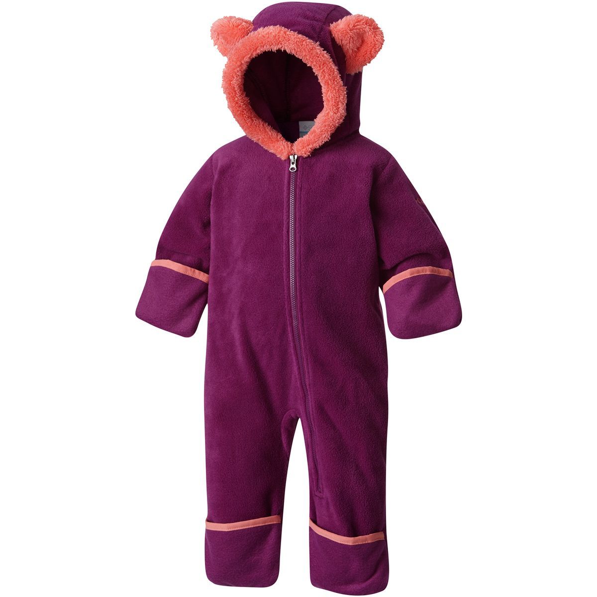 Columbia Tiny Bear II Bunting - Infant Girls' Dark Raspberry, 18/24M