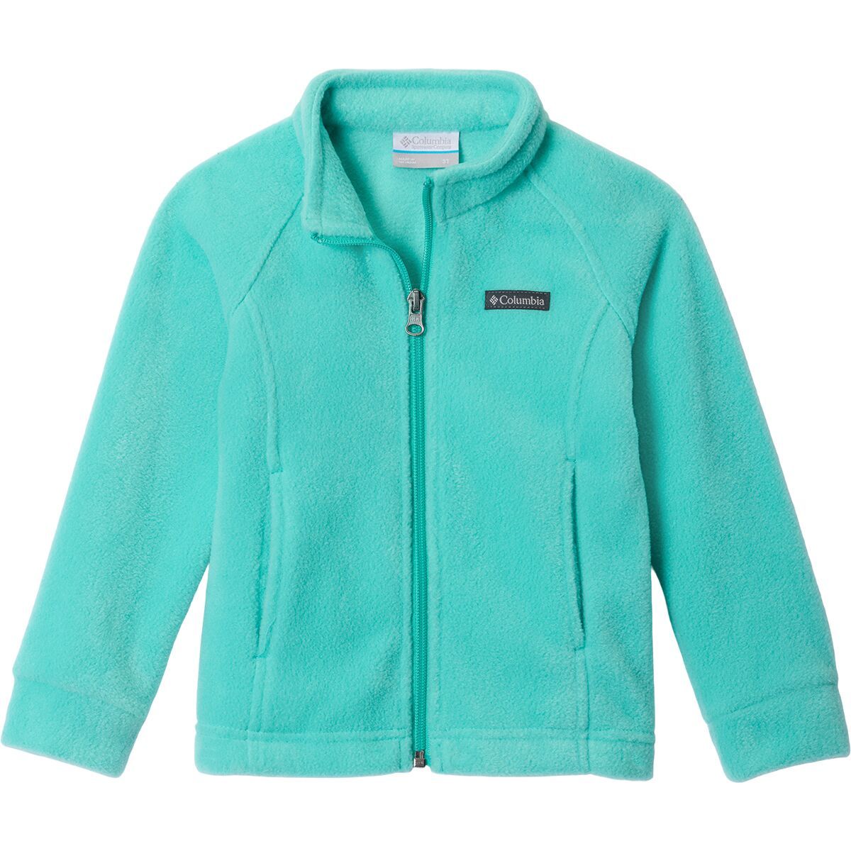Image of Columbia Benton Springs Fleece Jacket - Toddler Girls' Dolphin, 4T