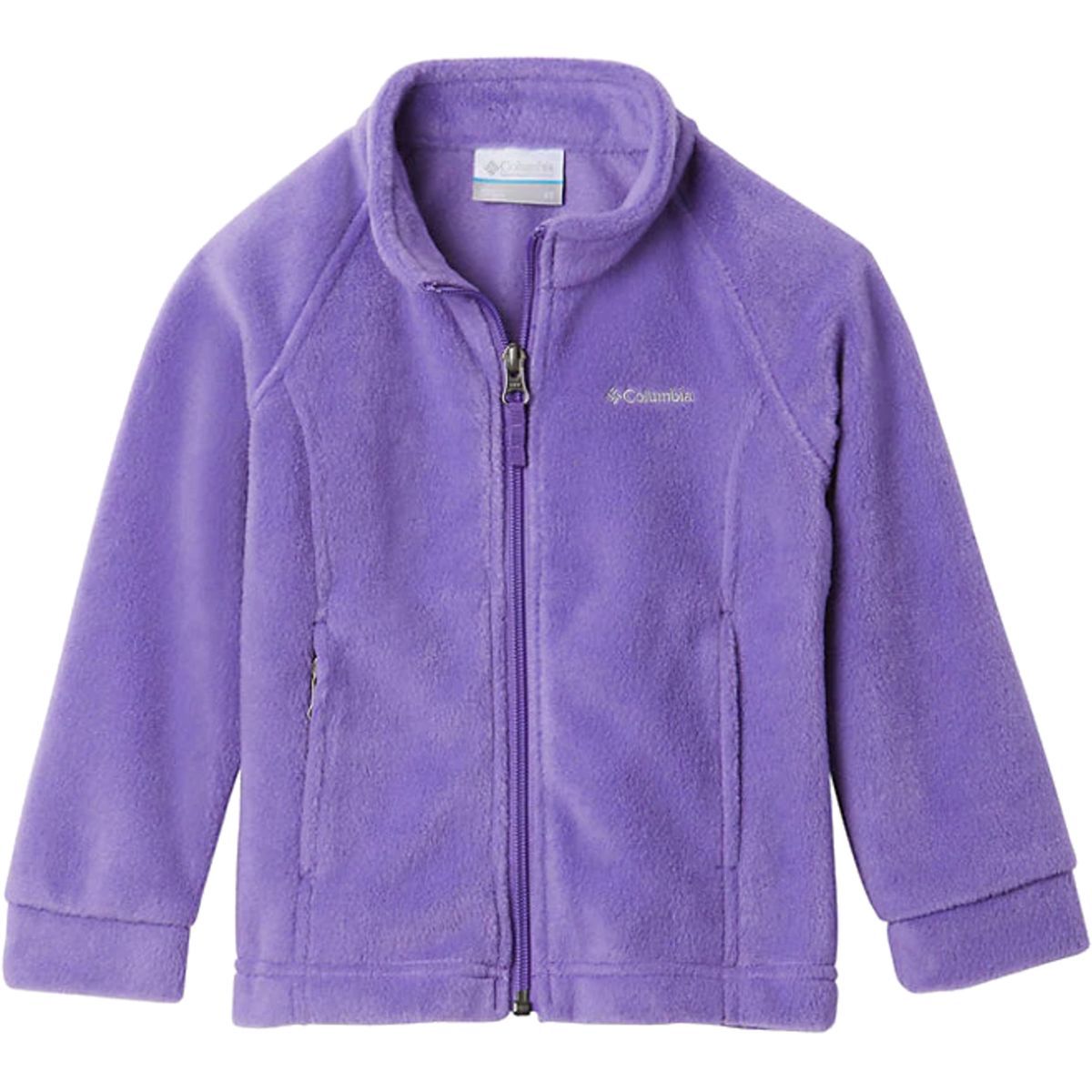 Image of Columbia Benton Springs Fleece Jacket - Toddler Girls' Grape Gum, 4T