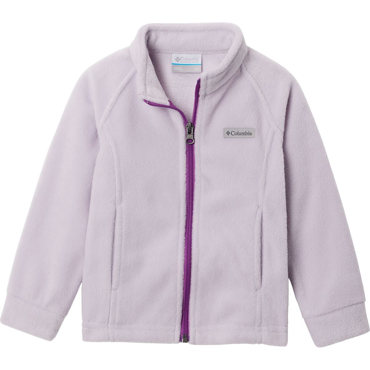Image of Columbia Benton Springs Fleece Jacket - Toddler Girls' Lavender Pearl, 2T