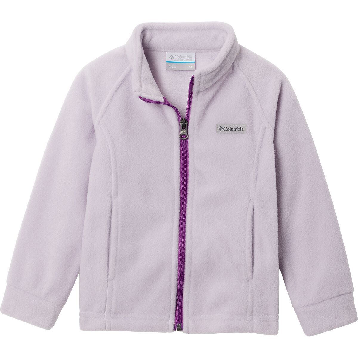 Image of Columbia Benton Springs Fleece Jacket - Toddler Girls' Lavender Pearl, 4T