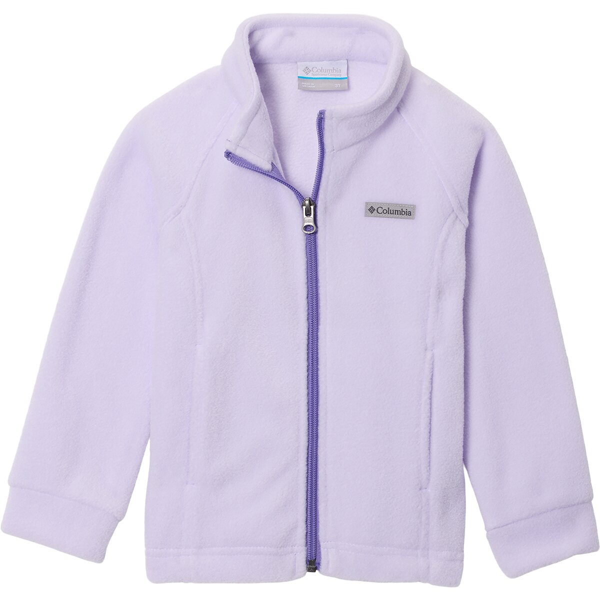 Image of Columbia Benton Springs Fleece Jacket - Toddler Girls' Purple Tint, 2T