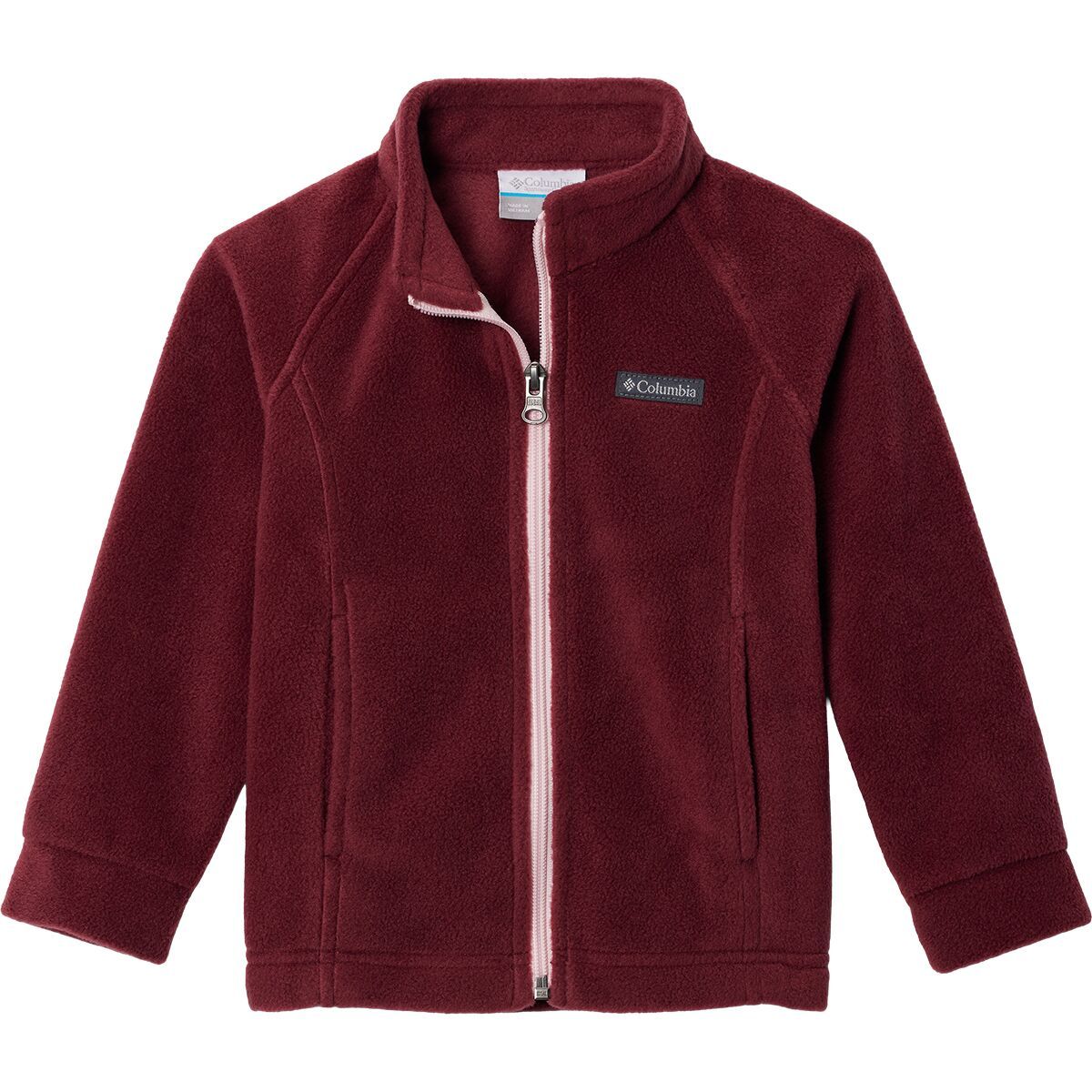 Image of Columbia Benton Springs Fleece Jacket - Toddler Girls' Rich Wine, 3T