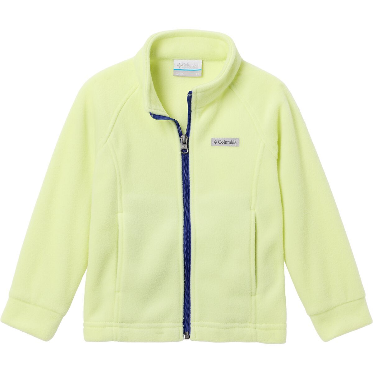 Image of Columbia Benton Springs Fleece Jacket - Toddler Girls' Spring Yellow, 3T