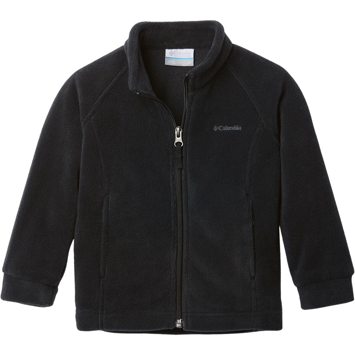 Image of Columbia Benton Springs Fleece Jacket - Infant Girls' Black, 18/24M