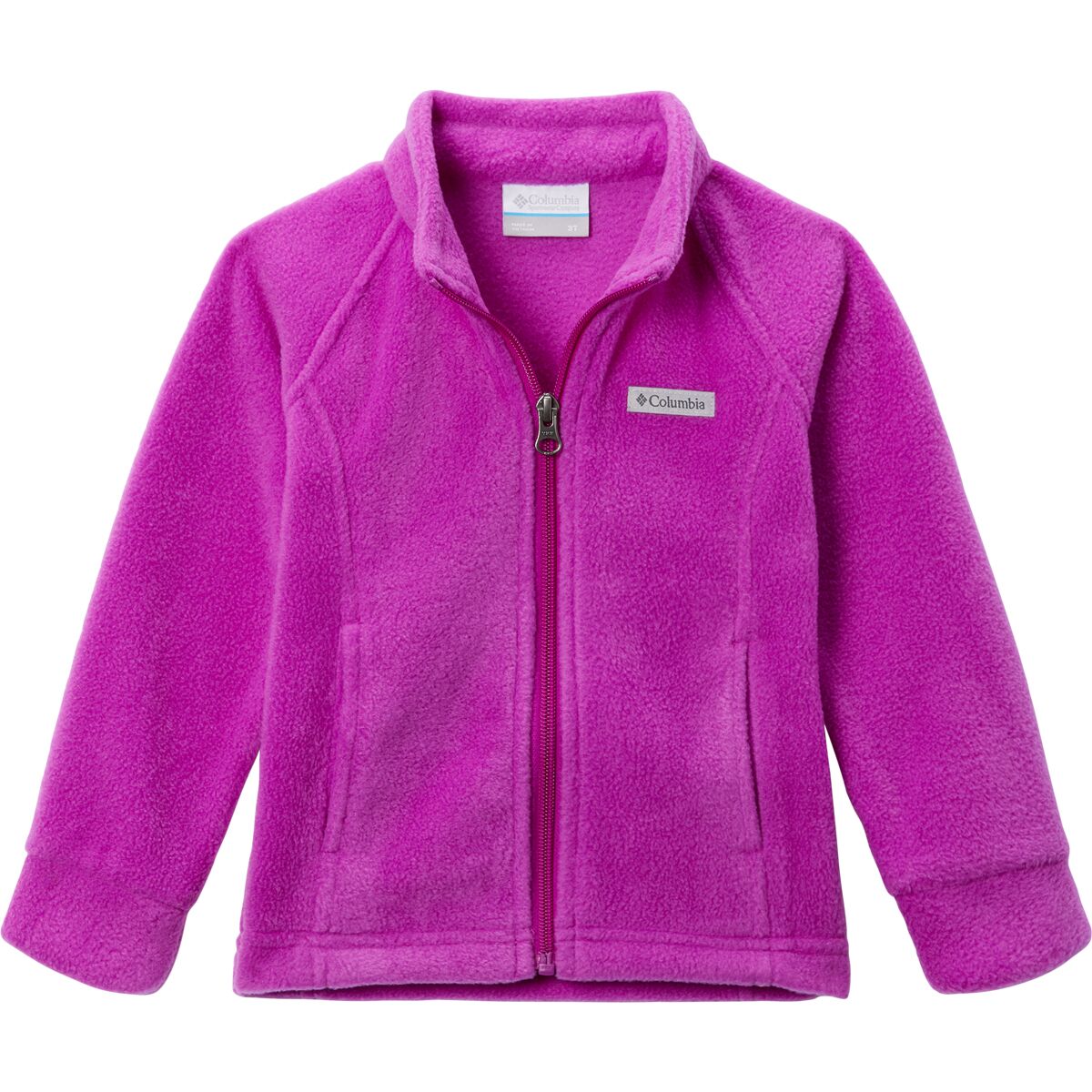 Image of Columbia Benton Springs Fleece Jacket - Infant Girls' Bright Plum, 3/6M