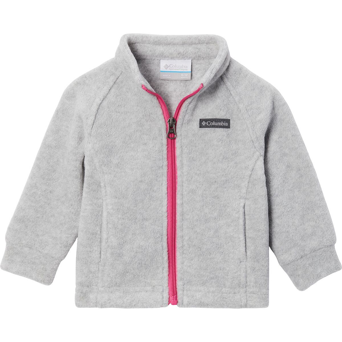 Columbia Benton Springs Fleece Jacket - Infant Girls' Cirrus Grey, 6/12M