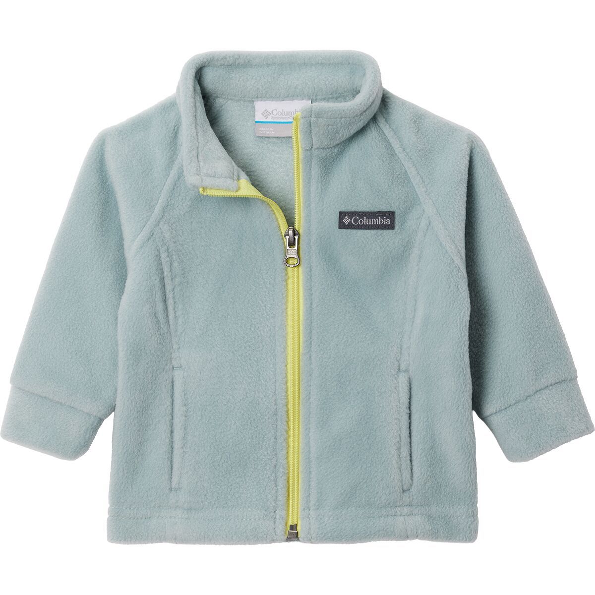 Image of Columbia Benton Springs Fleece Jacket - Infant Girls' Crushed Blue, 18/24M