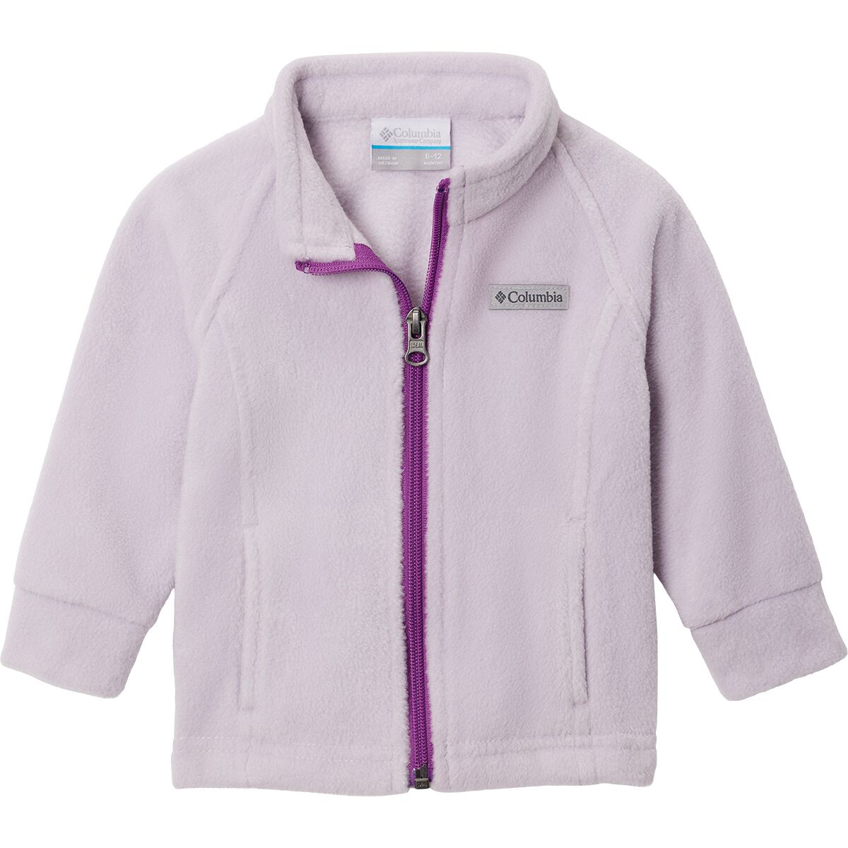 Image of Columbia Benton Springs Fleece Jacket - Infant Girls' Lavender Pearl, 3/6M