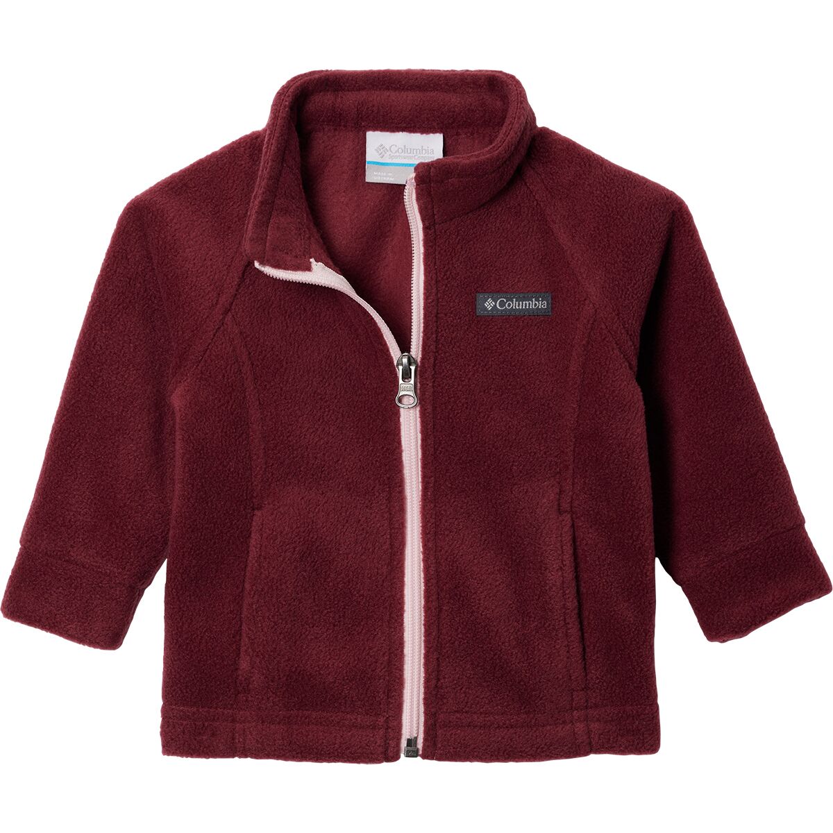 Image of Columbia Benton Springs Fleece Jacket - Infant Girls' Rich Wine, 3/6M
