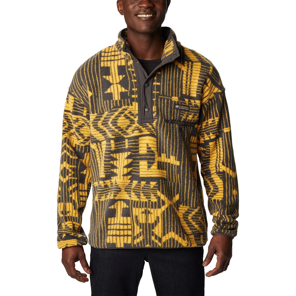 Columbia Helvetia Half-Snap Fleece - Men's Shark Passages, M