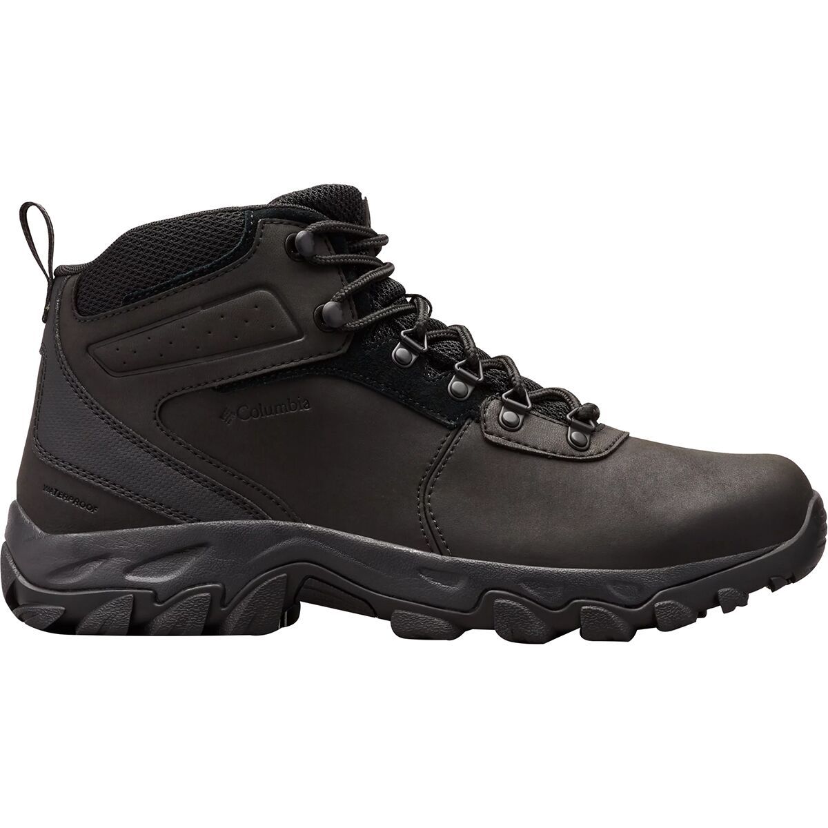 Image of Columbia Newton Ridge Plus II Waterproof Wide Hiking Boot - Men's Black/Black2, 10.0