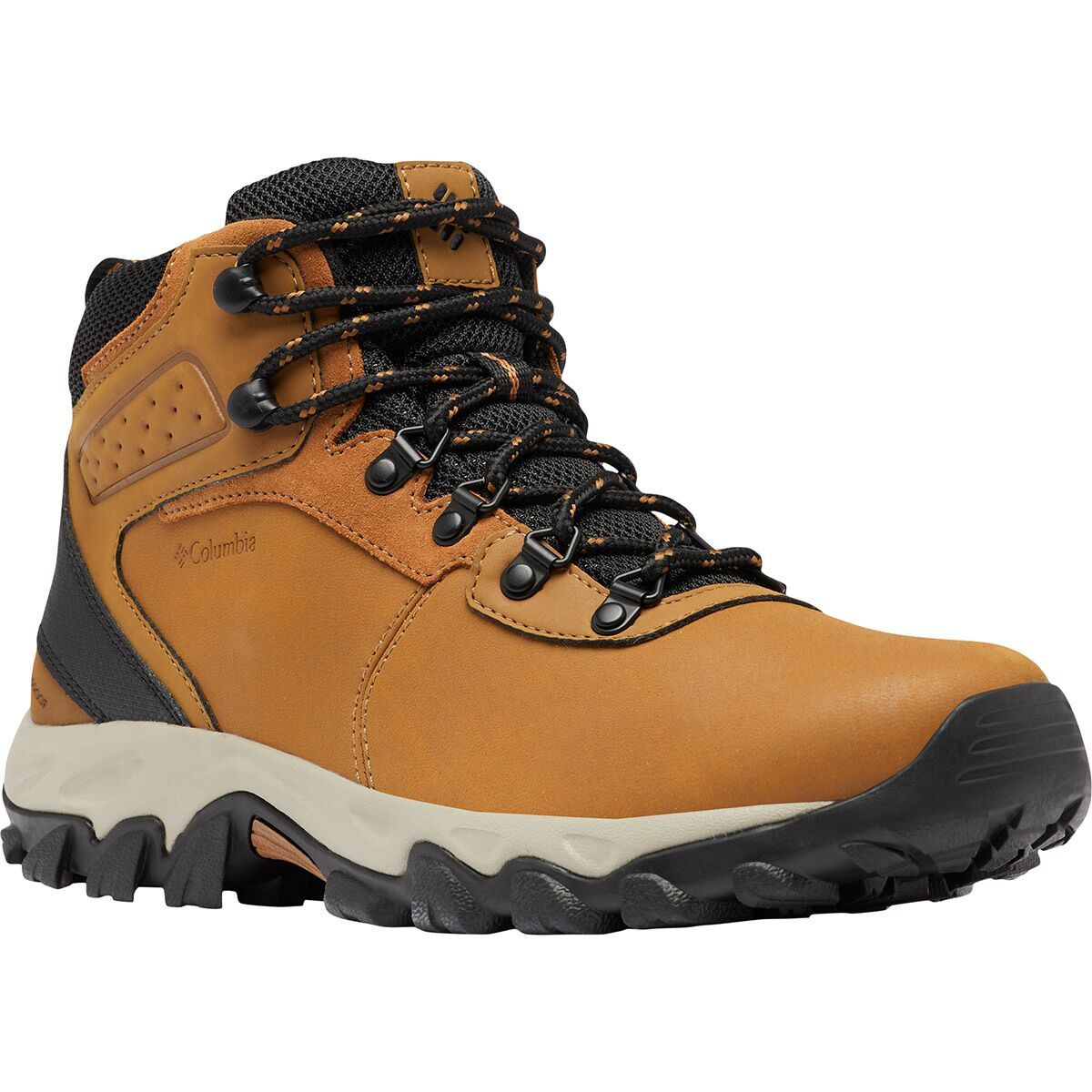 Image of Columbia Newton Ridge Plus II Waterproof Wide Hiking Boot - Men's Elk/Black2, 9.0