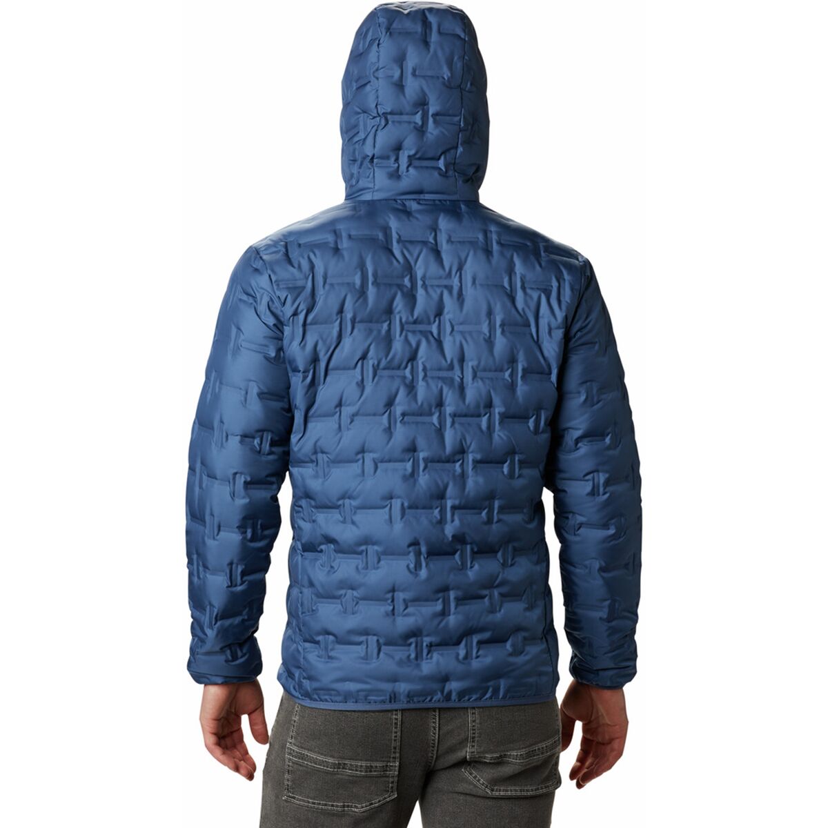 men's delta ridge down hooded jacket