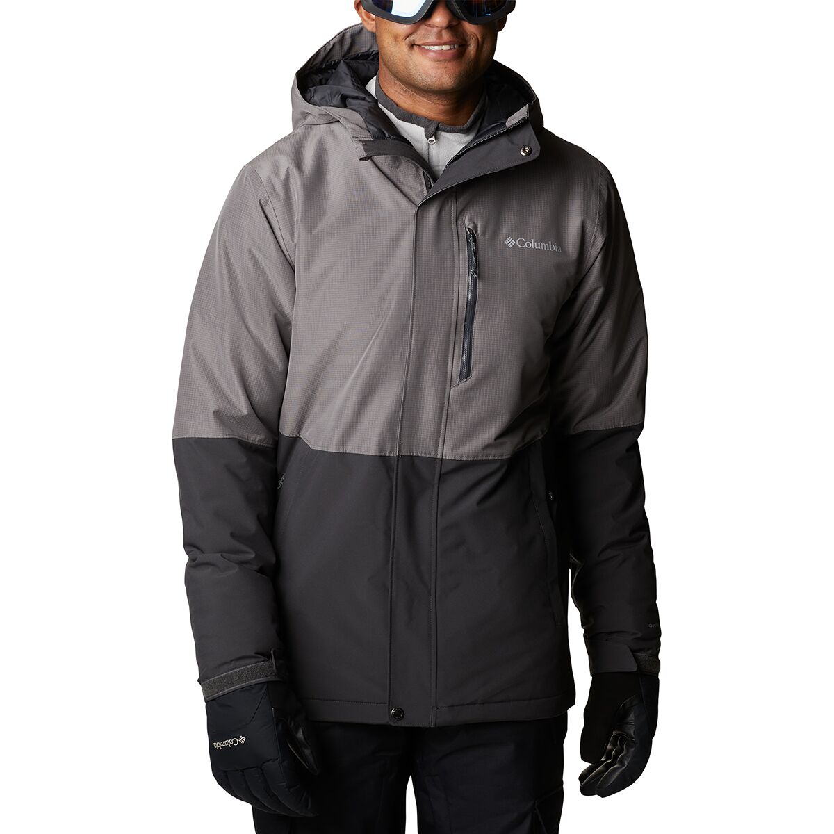 Columbia Men's Winter District Insulated Ski Jacket - M - Grey