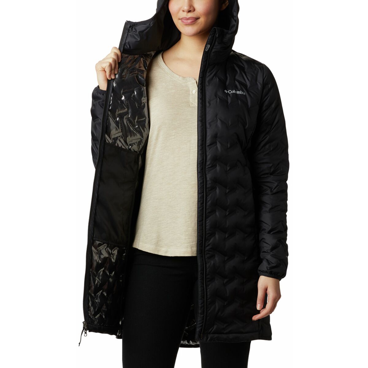 Columbia delta ridge long down jacket Clearance
