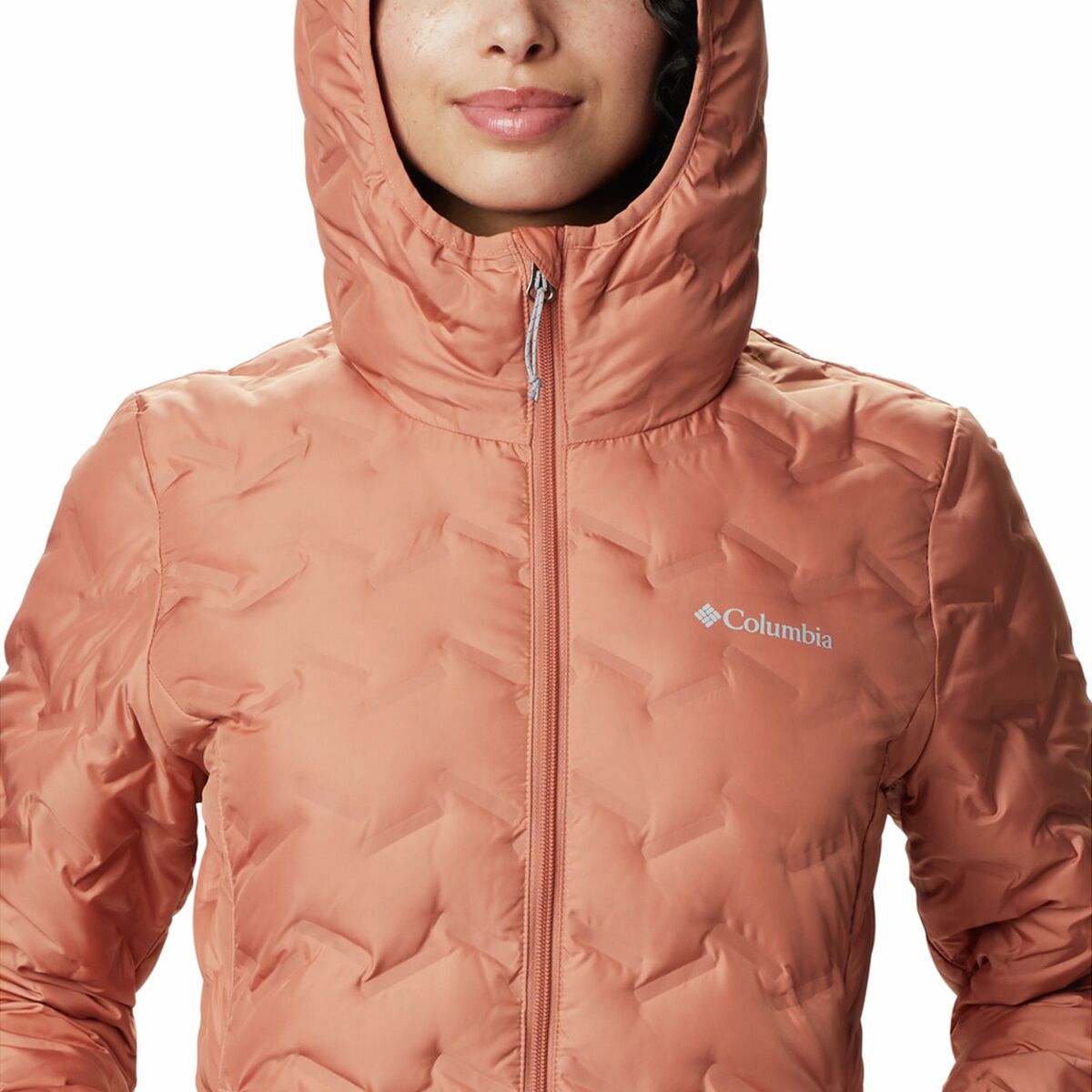 columbia delta ridge down hooded jacket womens