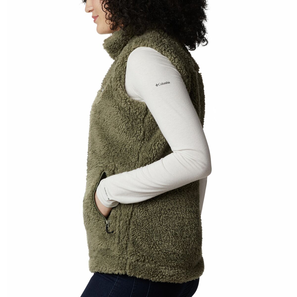 columbia women's sherpa vest