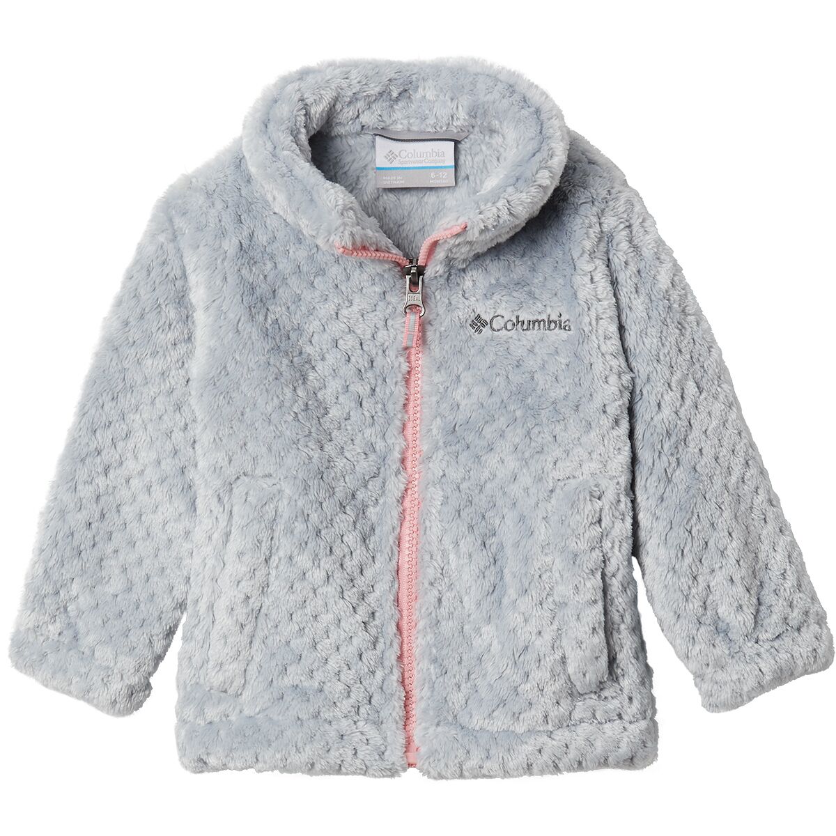 Image of Columbia Fire Side Sherpa Full-Zip Jacket - Infants' Columbia Grey, 6/12M