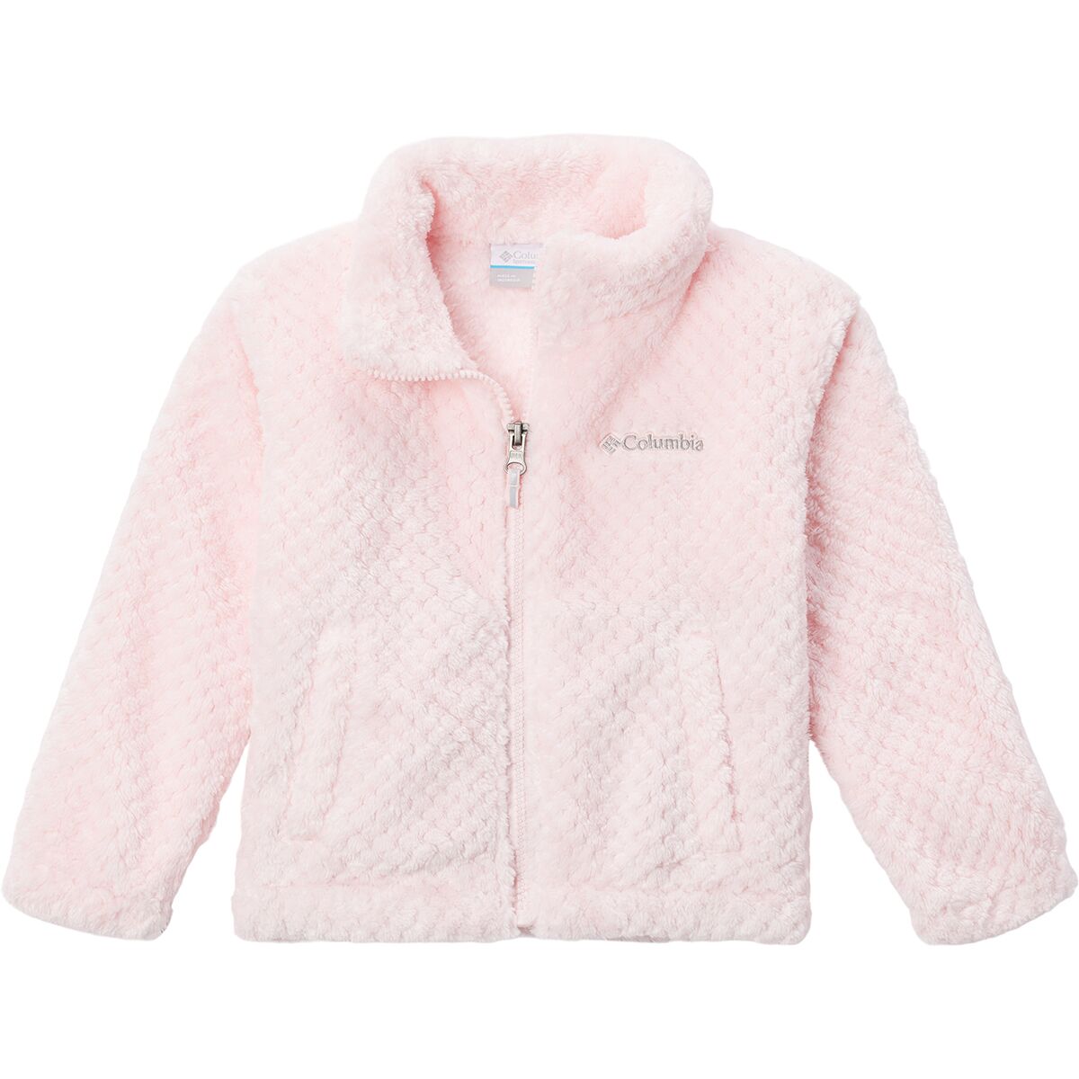 Image of Columbia Fire Side Sherpa Full-Zip Jacket - Infants' Satin Pink, 12/18M