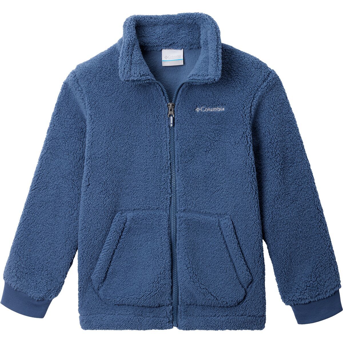 Image of Columbia Rugged Ridge Sherpa Full-Zip Fleece Jacket - Boys' Dark Mountain, XL