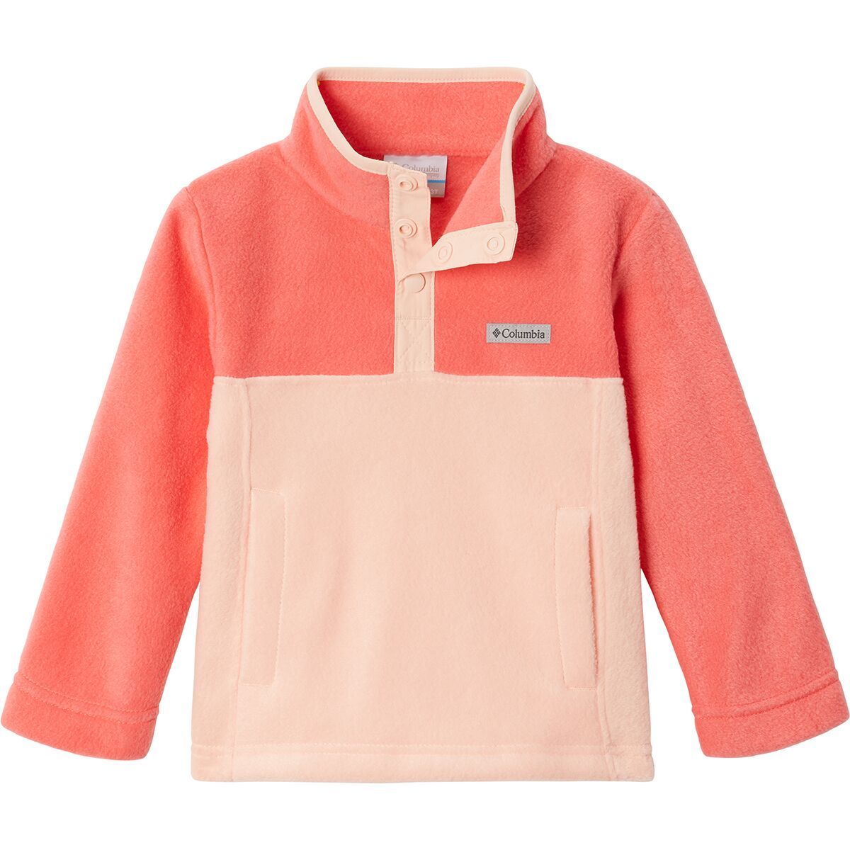 Columbia Steens Mountain 1/4-Snap Fleece Pullover - Toddlers' Peach Blossom/Blush Pink, 4T