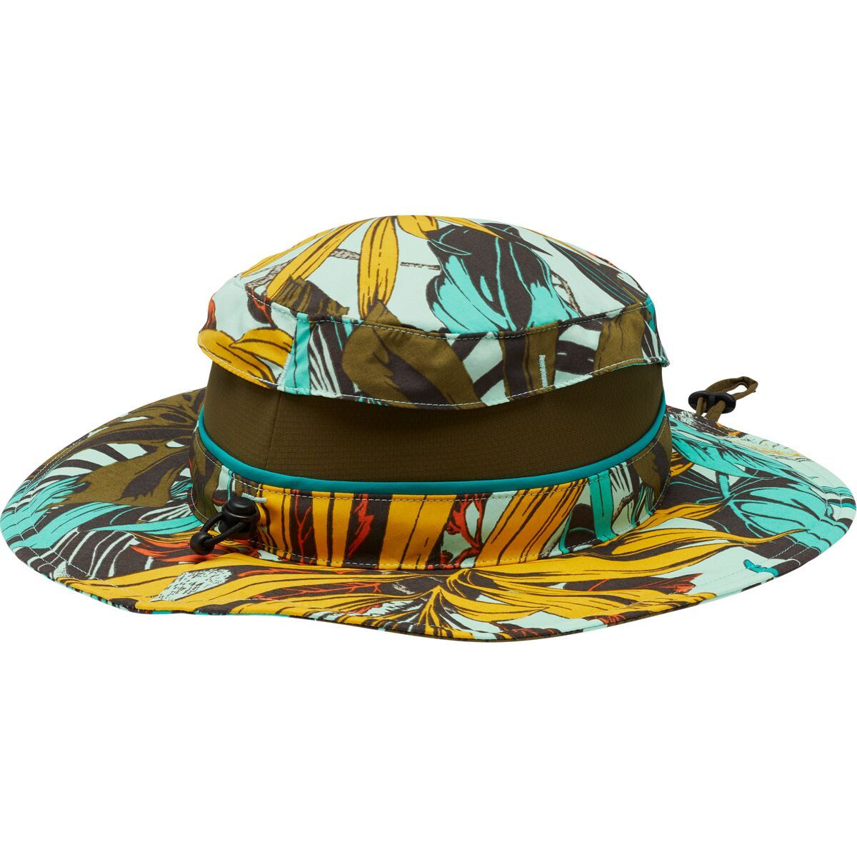 Columbia Bora Bora Printed Booney Hat Mint Cay/Toucanical Multi, L/XL
