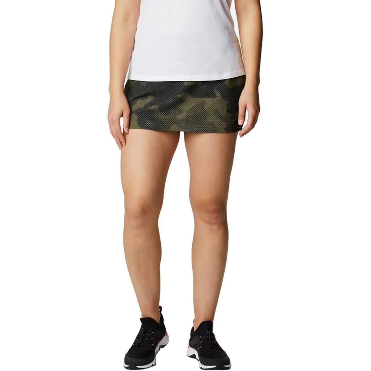 Columbia Pleasant Creek Skort - Women's Stone Green Spotted Camo, XL/Long