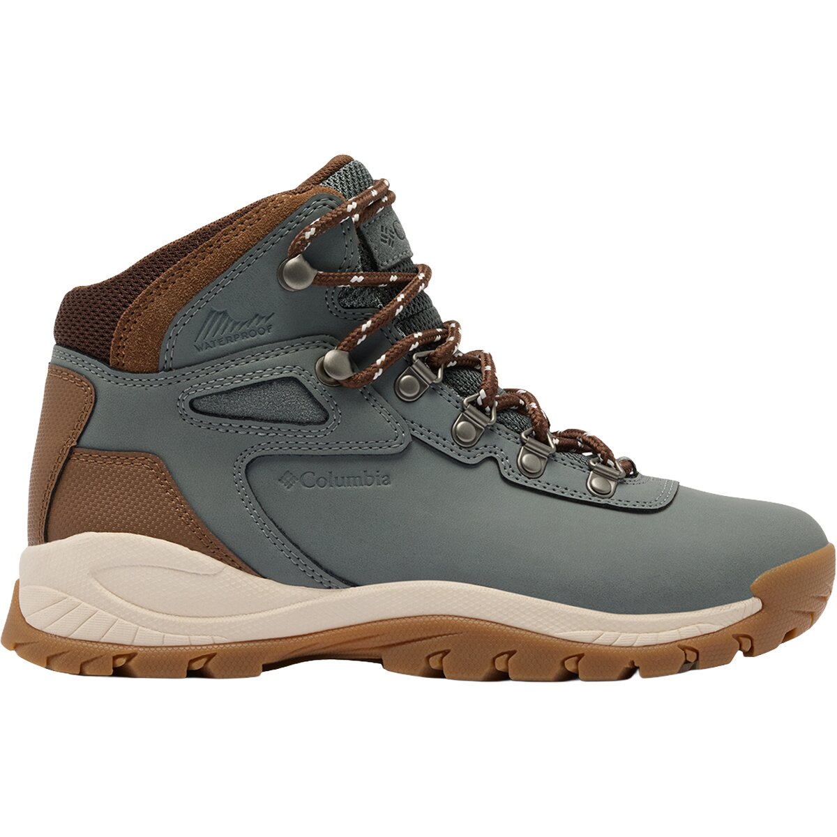 Image of Columbia Newton Ridge Plus Wide Hiking Boot - Women's Sedona Sage/Nutmeg, 9.0