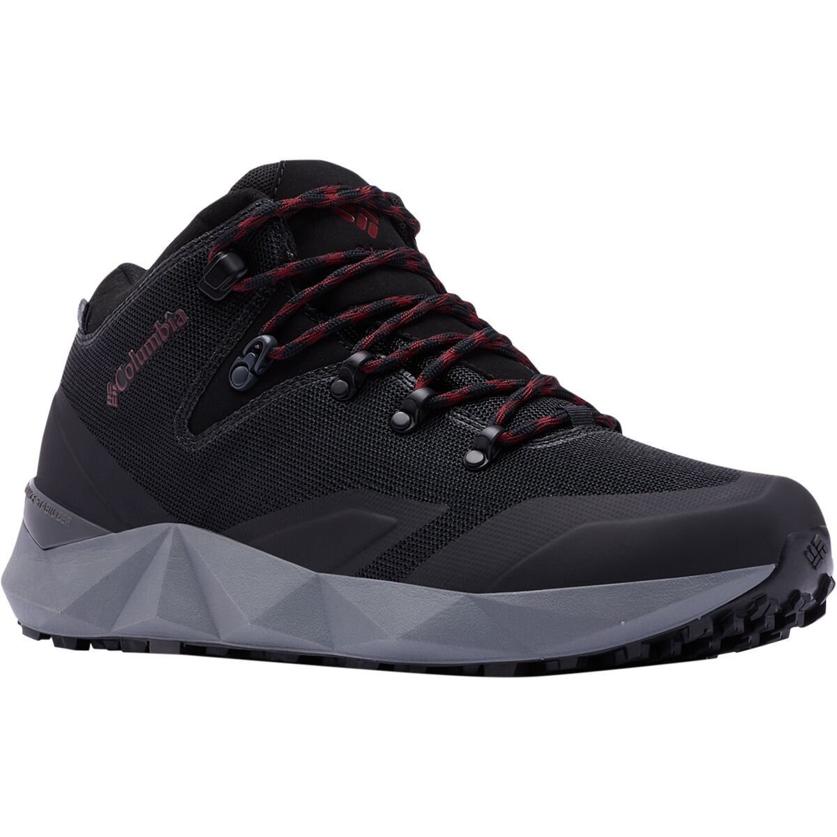 Columbia Facet 60 Outdry Hiking Shoe - Men's Black/Red Jasper, 10.5