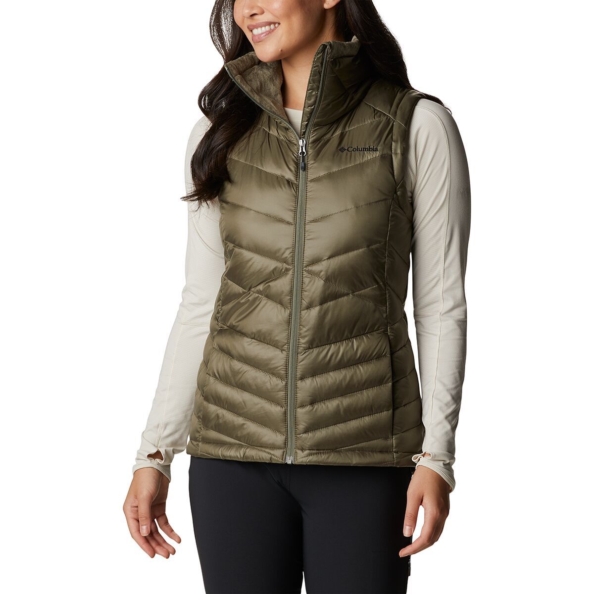 Columbia Joy Peak Vest - Women's Stone Green, XL