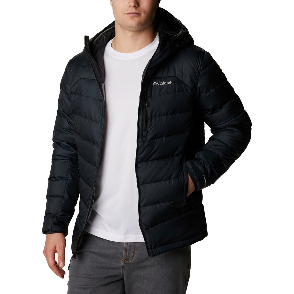 Autumn Park Down Hooded Jacket Men's by Columbia