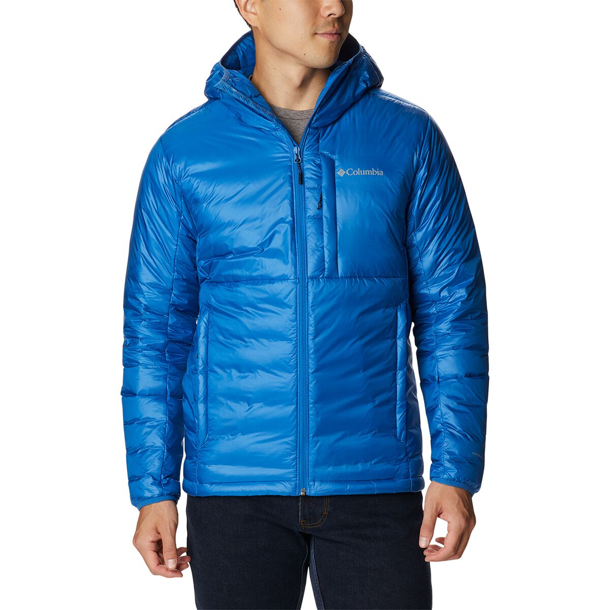 Columbia Infinity Summit Double Wall Down Hooded Jacket - Men's