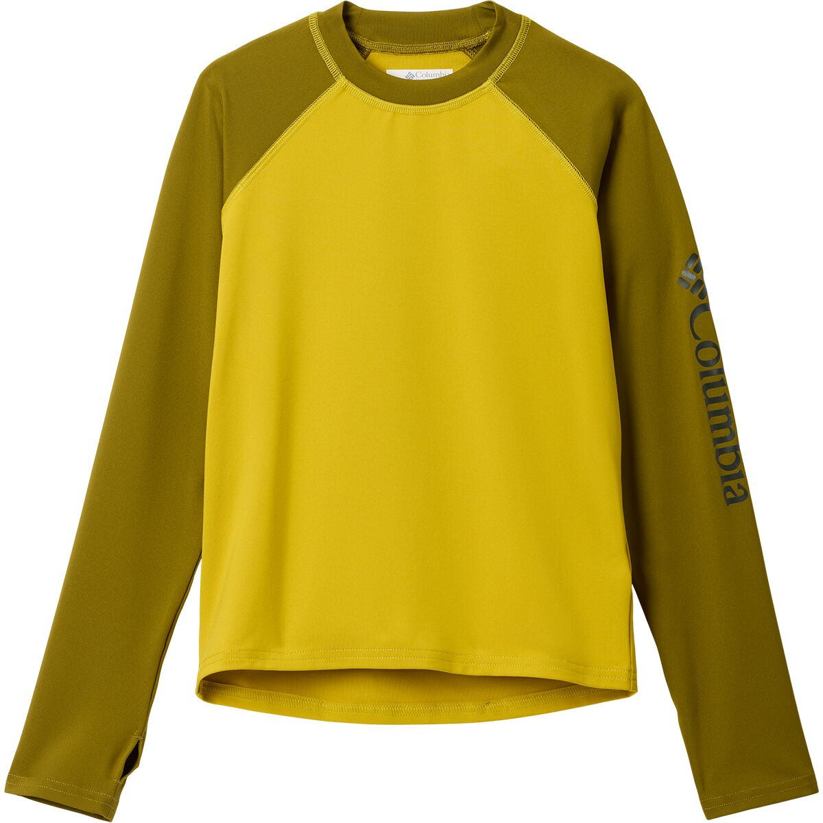 Image of Columbia Sandy Shores Long-Sleeve Sunguard - Kids' Antique Moss/Mossy Green, M