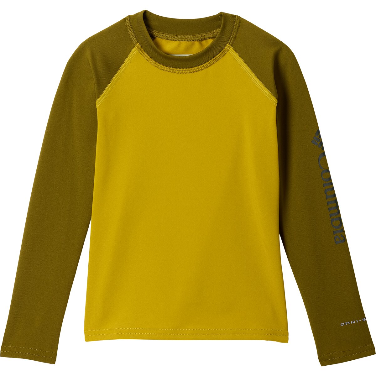 Image of Columbia Sandy Shores Long-Sleeve Sunguard - Toddlers' Antique Moss/Mossy Green, 2T