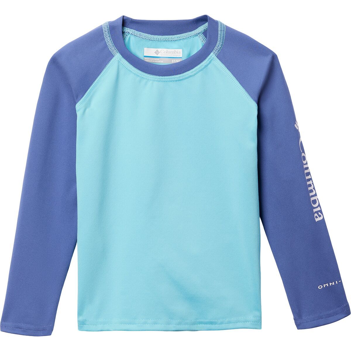 Columbia Sandy Shores Long-Sleeve Sunguard - Toddlers' Aquamarine/Eve, 4T