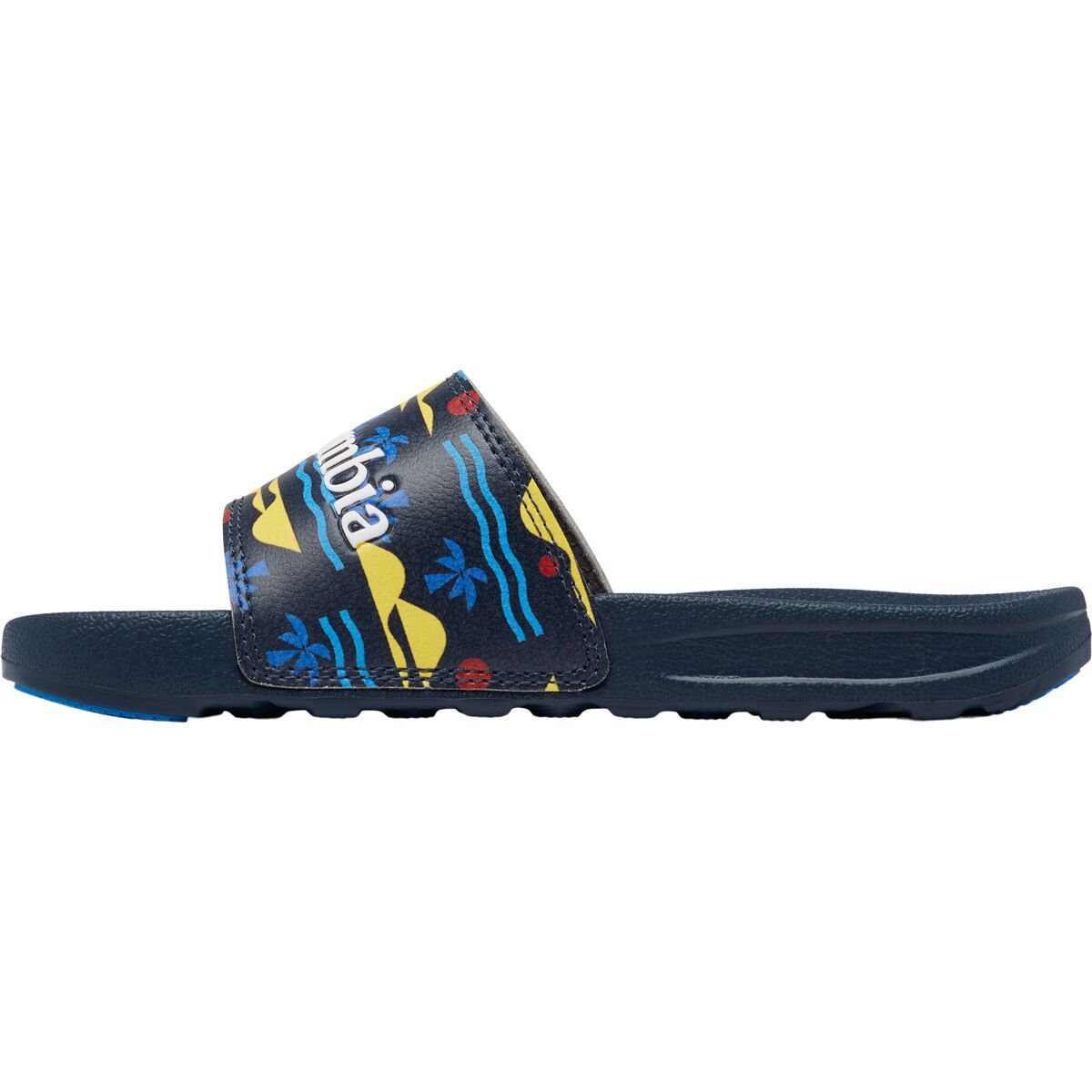 Columbia Hood River Slide - Kids' Collegiate Navy/White, 2.0