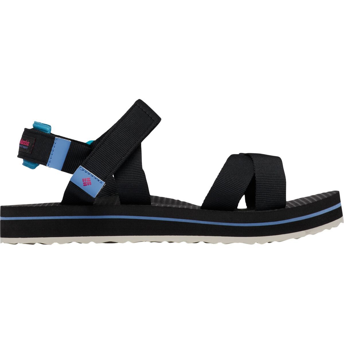 Columbia Alava Sandal - Women's Black/Haute Pink, 8.0