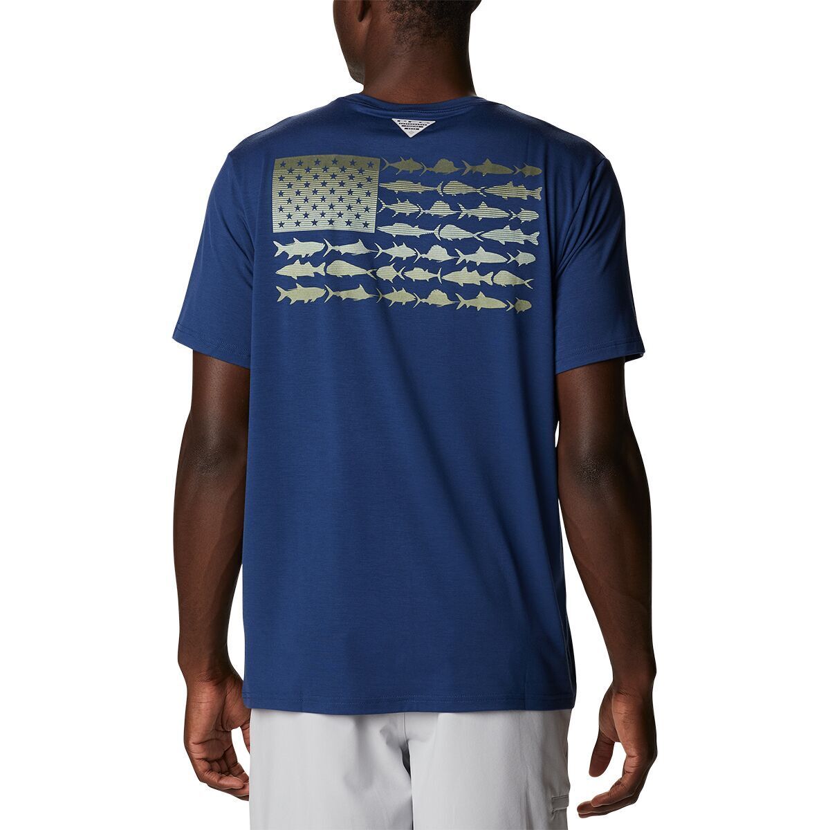 PFG Fish Flag Tech Short-Sleeve T-Shirt - Men